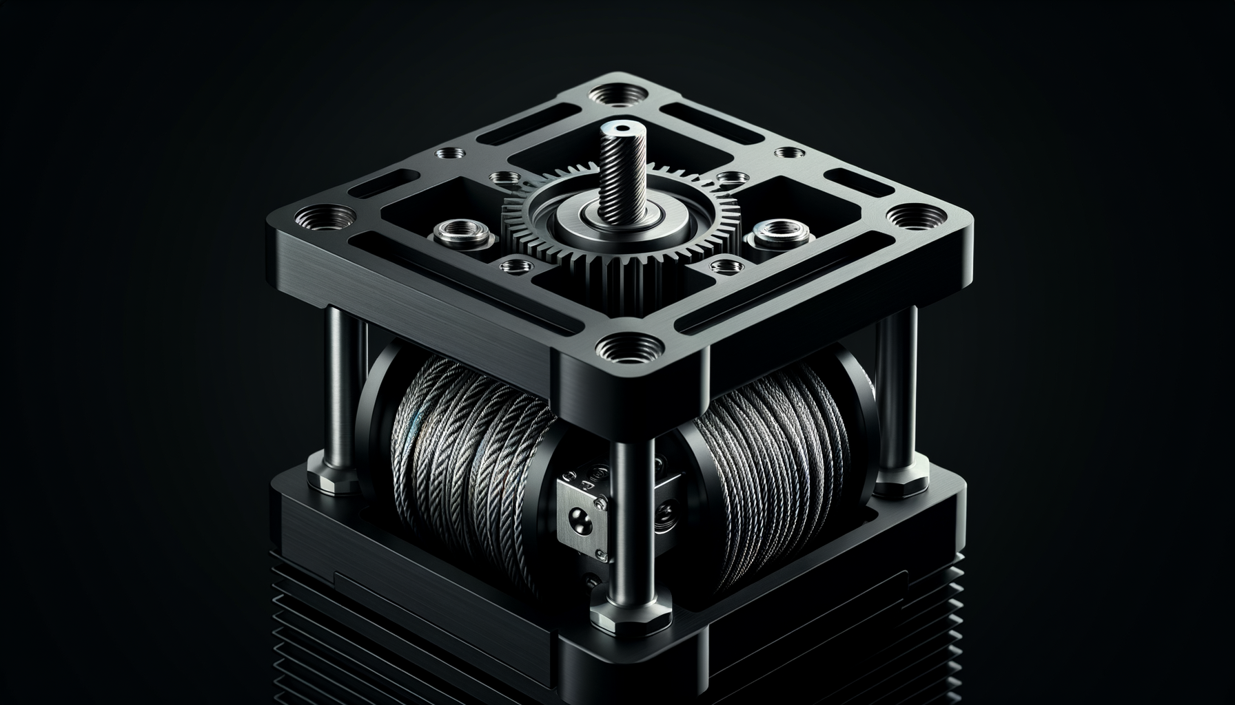 BLDC motor with planetary gearbox and cable spool assembly